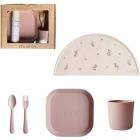 Coffret repas en silicone - Blush (5 pièces)