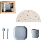 Coffret repas en silicone - Cloud (5 pièces)