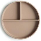 Assiette à compartiment en silicone - Natural