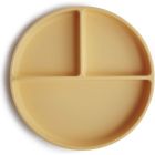 Assiette à compartiment en silicone - Pale Daffodil