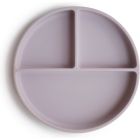 Assiette à compartiment en silicone - Soft Lila