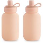 Lot de 2 pots de conservation en silicone - Blush