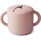 Boîte à goûter en silicone avec poignées - Blush