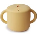 Boîte à goûter en silicone avec poignées - Pale Daffodil