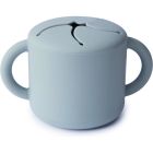 Boîte à goûter en silicone avec poignées - Powder Blue