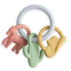 Anneau de dentition porte-clés en silicone - Western