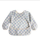 Bavoir avec manches Blue Check