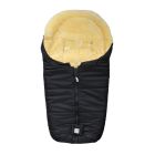 Chancelière pour siège-auto bébé en peau d'agneau NAADJA - Noir