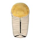 Chancelière pour siège-auto bébé en peau d'agneau NAADJA  - Crème