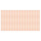 Nappe en papier à rayures Pêche