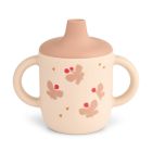 Tasse d'apprentissage à bec silicone 150 ml Neil Butterfly Apple blossom