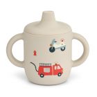 Tasse d'apprentissage 150ml Neil Emergency vehicle / Sandy