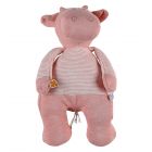 Peluche vache Lola rose 25 cm