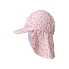 Casquette UV Léopard rose 0-1 an