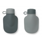 Lot de 2 gourdes souples Blue Mix