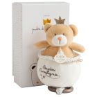 Peluche musicale Perlidoudou Ours petit roi