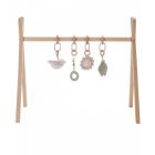 Arche de jeux en bois avec son set d'activités Rose
