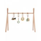 Arche de jeux en bois avec son set d'activités Vert