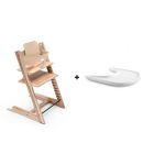Pack Chaise haute Tripp Trapp avec son Baby Set et sa tablette Wild wood
