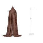 Pack ciel de lit Vintage 245 cm Chestnut + flèche de lit blanche