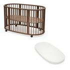 Pack duo Lit Sleepi + matelas - Warm brown