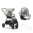 Poussette duo Finiti Oyster + siège auto I-Level Recline Oyster