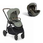 Poussette duo Versatrax Laurel + siège auto i-Level Pro Evergreen