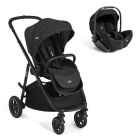 Poussette duo Versatrax Raven + siège auto i-Level Pro Eclipse