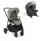 Poussette duo Versatrax Laurel + siège auto Sprint Evergreen