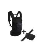 Pack évolution porte bébé Physiocarrier Noir poche anthracite