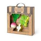 Coffret cadeau de naissance : anneaux de dentition - radis