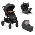 Poussette trio Alore Shale + siège auto Sprint Eclipse + nacelle Ramble XL Shale noir