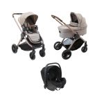 Poussette trio Best Friend + Siège auto Kory i-Size+ Nacelle Pro Light Desert Taupe