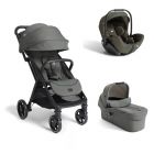Poussette trio Parcel LX Signature Evergreen + siège auto i-Level Pro Signature Evergreen + nacelle Ramble XL Evergreen