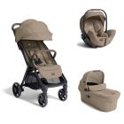 Poussette trio Parcel LX Signature Sandstone + siège auto i-Level Pro Signature Sandstone + nacelle Ramble XL Sandstone