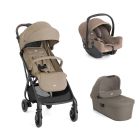 Poussette trio Tourist Toffee + siège auto i-Snug 2 + nacelle Ramble XL Cashew