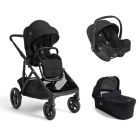 Poussette trio Versiti + siège auto i-Snug 2 Raven + nacelle Ramble XL Eclipse