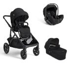 Poussette trio Versiti + siège auto i-Level Pro + nacelle Ramble XL Signature Eclipse noir
