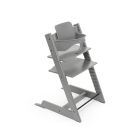 Pack Chaise haute Tripp Trapp Gris tempête et son Baby Set offert