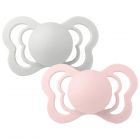 Sucettes Couture taille 2 Haze / Blossom - Pack de 2