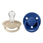 Pack de 2 sucettes De Lux Silicone taille unique Vanilla et Cornflower