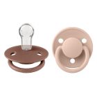 Pack de 2 sucettes De Lux Silicone taille unique Woodchuck et Blush