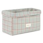 Panier de rangement double Stories Blue Red Checks