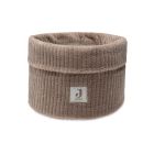 Panier de rangement 14 x 18 cm Cloudy Rib Milky Coffee