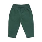 Pantalon de jogging enfants en coton bio - Little Gang vert foncé 3/6 mois