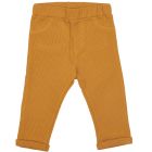 Pantalon legpants micro nid d'abeille moutarde - 24 mois