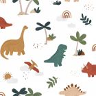 Papier peint Sunny / Motif dinosaures (50cm x 10m)
