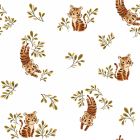 Papier peint  Felidae / Motif petit tigre  (50cm x 10m)