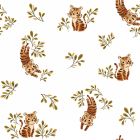 Papier peint  Felidae / Motif petit tigre (50cm x 10m)
