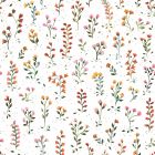 Papier peint  Queyran / Motif herbier de fleurs (50cm x 10m)